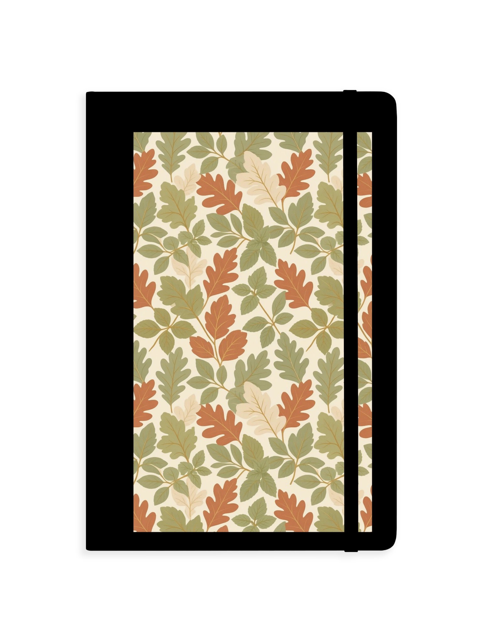 Autumn Leaf Pattern Hardcover Notebook product image (1)