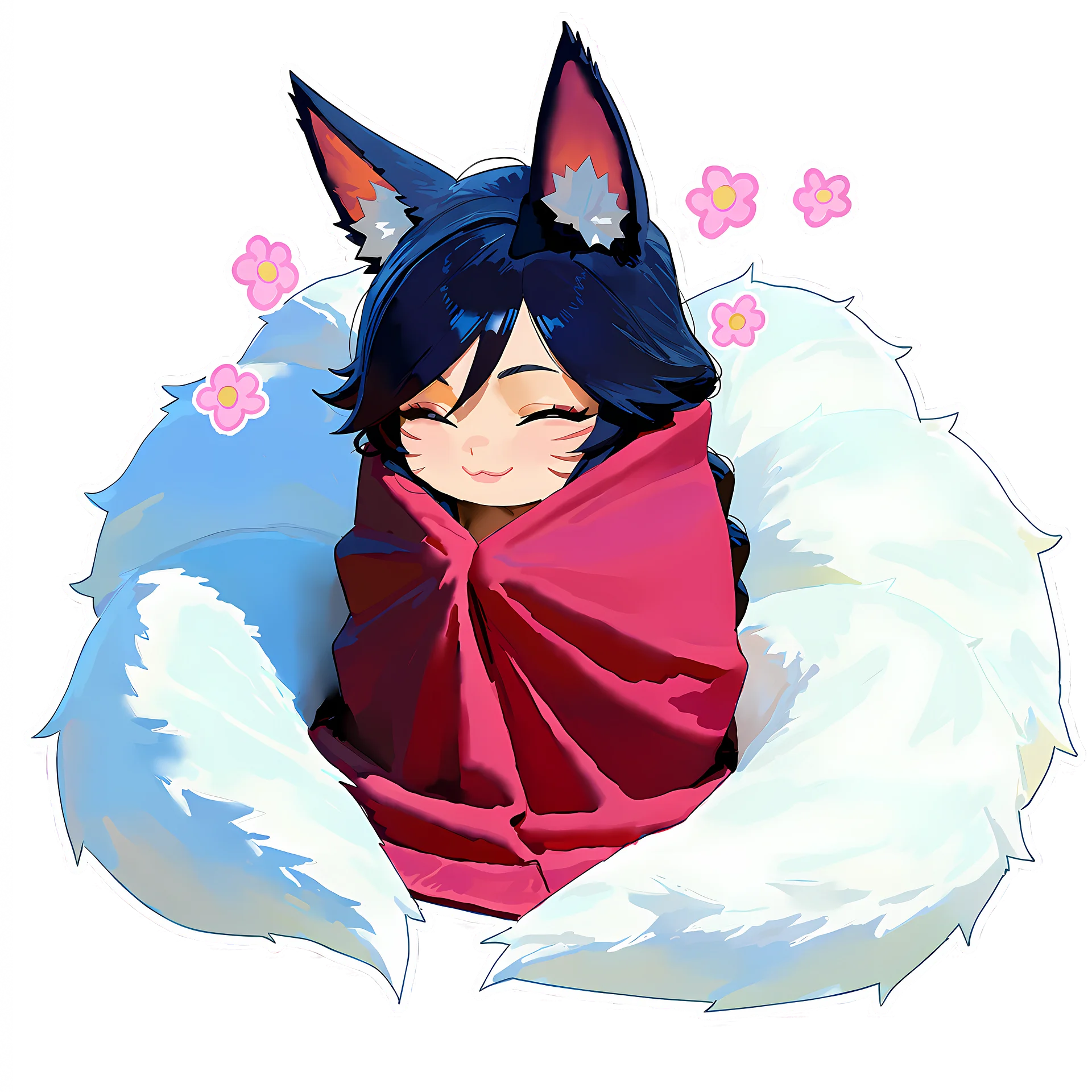 Ahri Chibi Sticker product image (3)