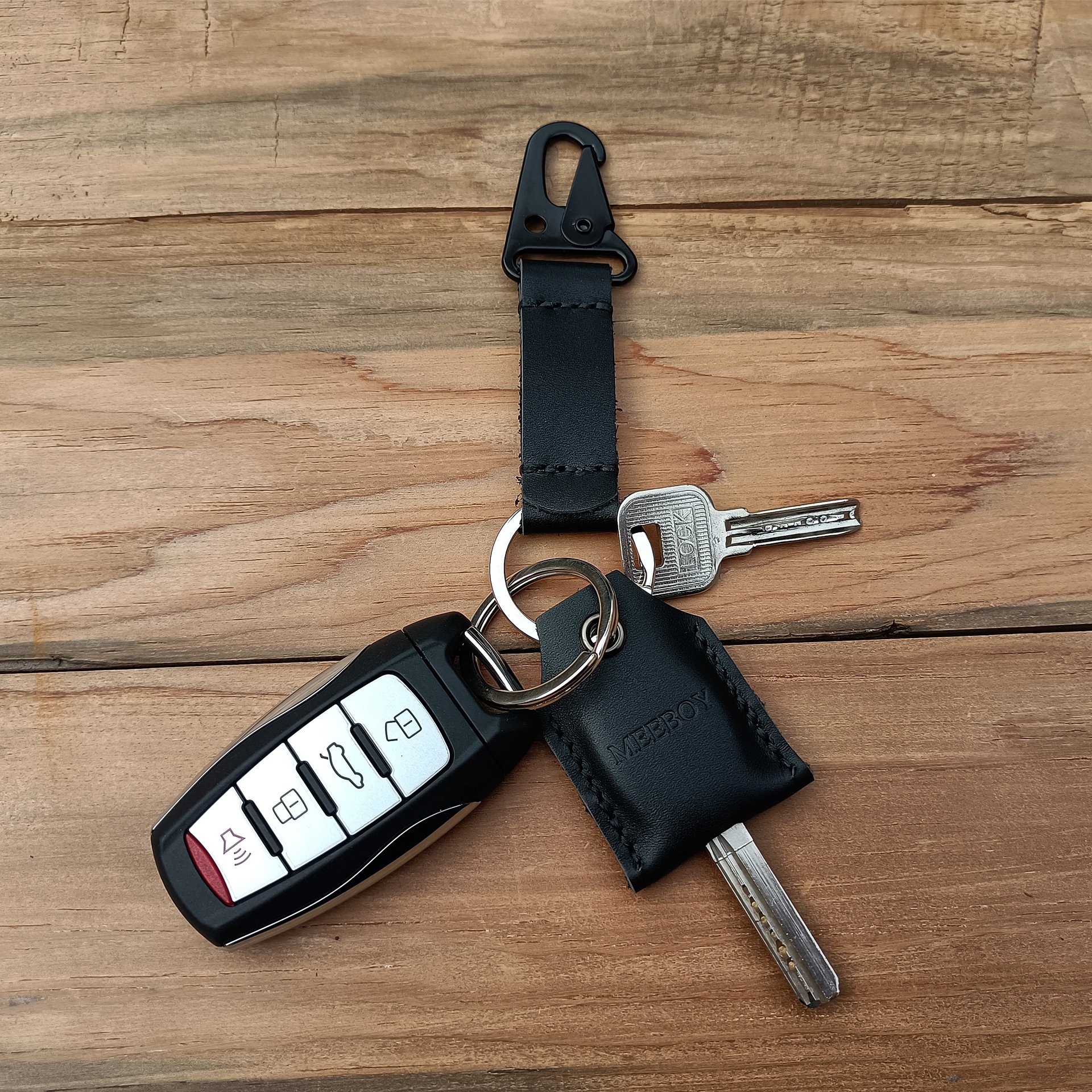 MEEBOY small handmade leather house key caps,key covers cap for men and women product image (3)