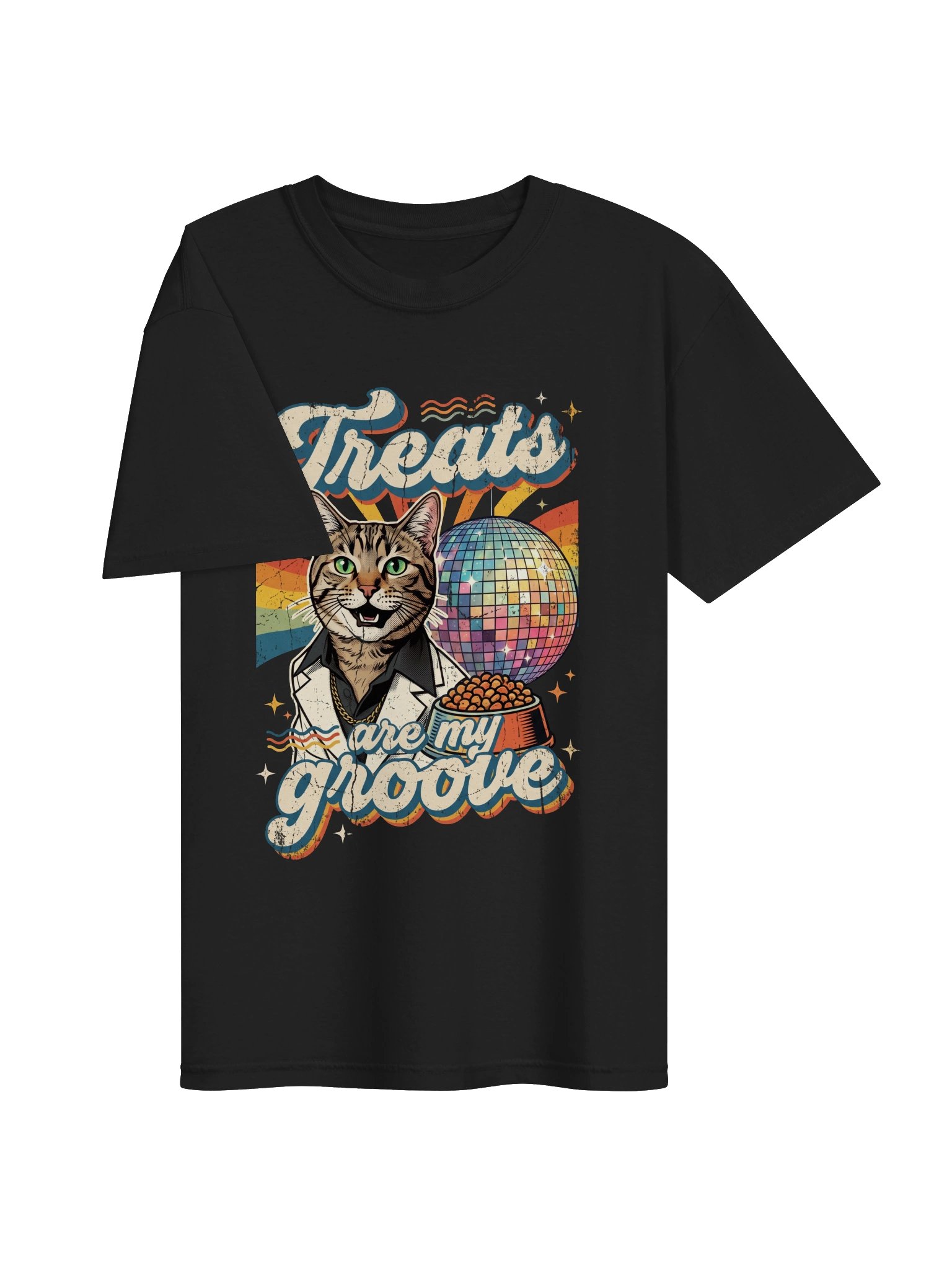 Treats are my Groove - Kitty T-Shirt Design product image (2)