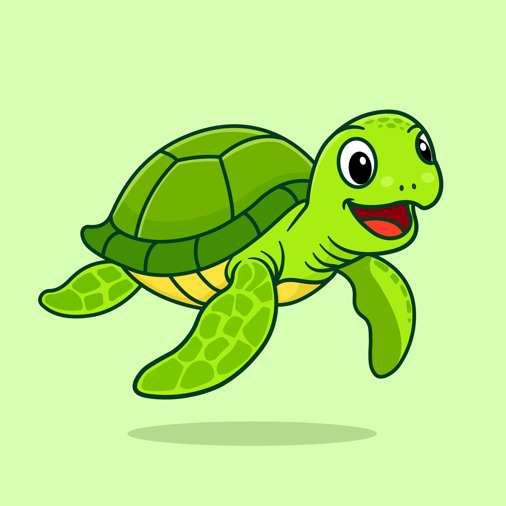 Cute Turtle Vector Character product image (1)