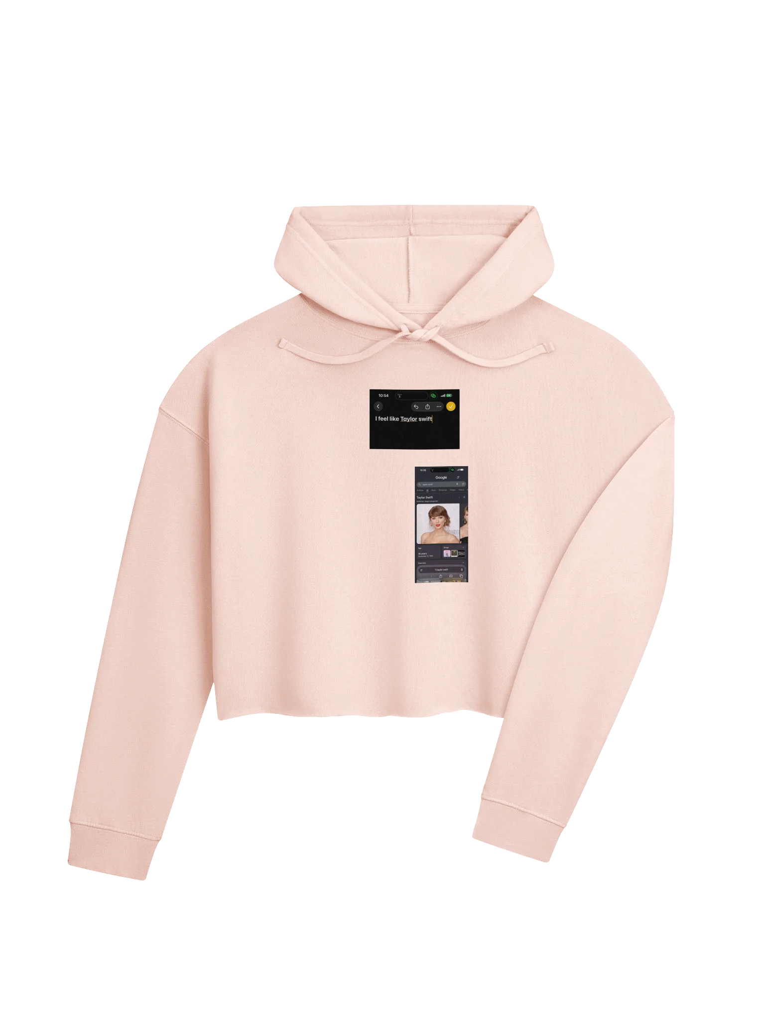 GIRL CROPPED HOODIE I FEEL LIKE TAYLOR SWIFT product image (4)
