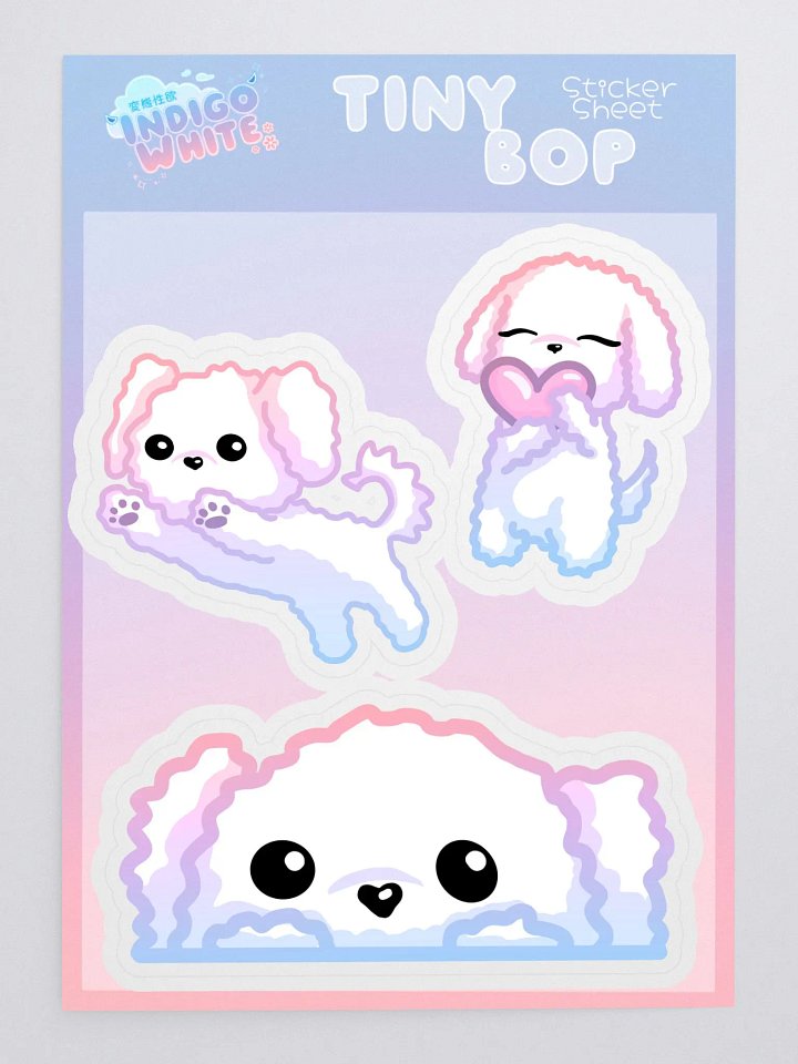 Tiny Bop Sticker Sheet product image (1)