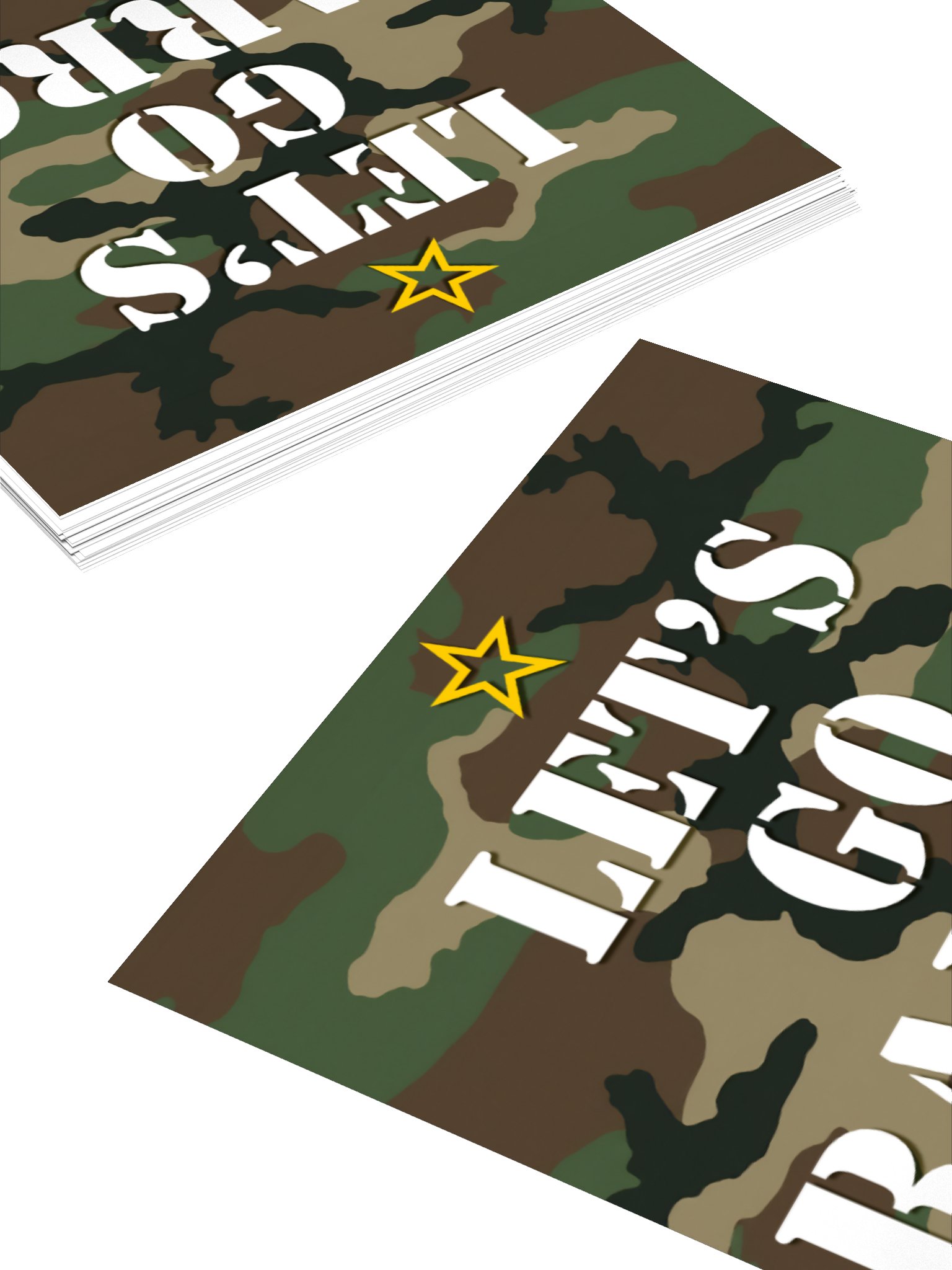 Let's Go Barron Camo Sticker product image (10)