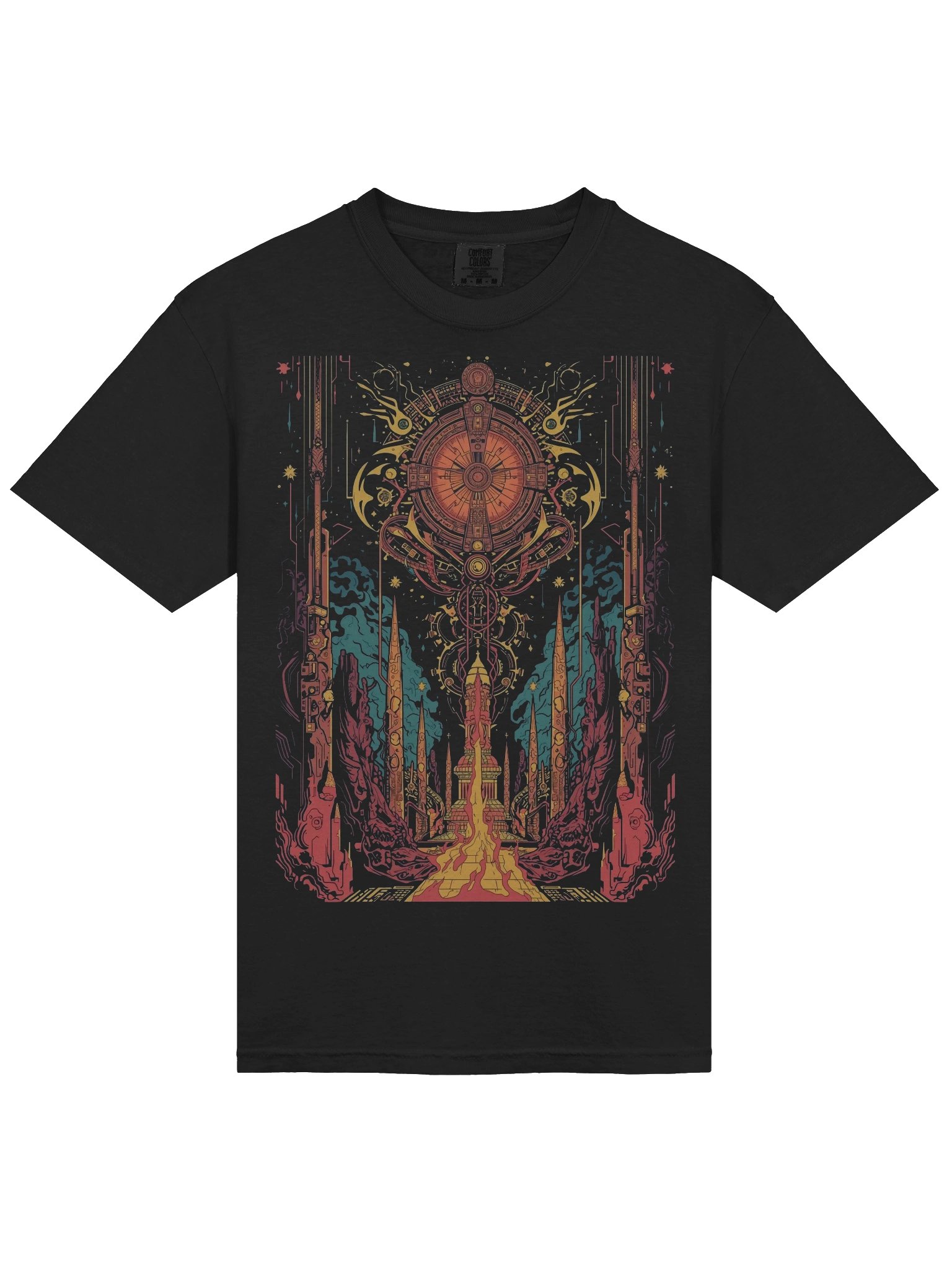 Cosmic Symmetry Heavyweight T-Shirt product image (4)