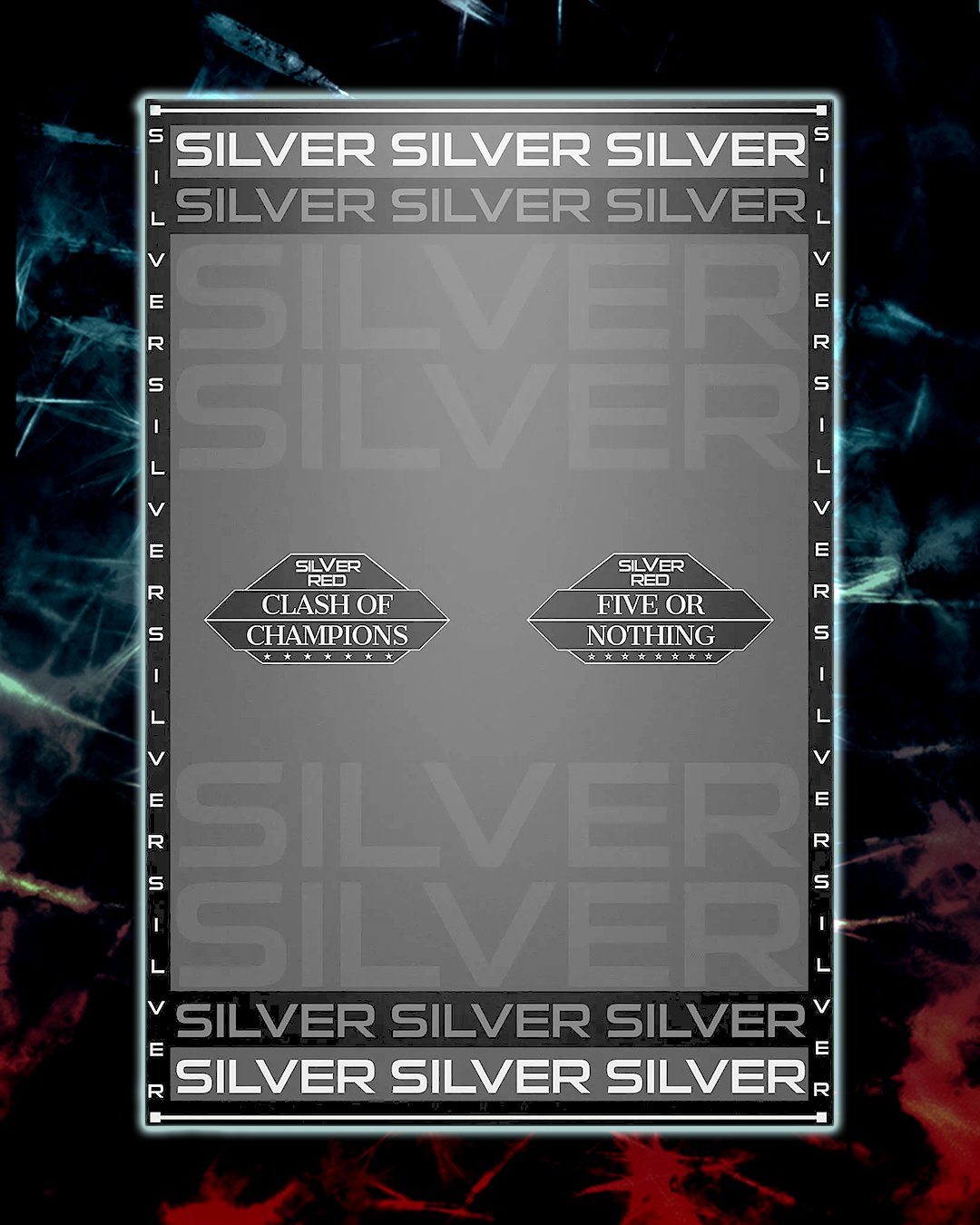 SILVER VS RED - ALL IN SILVER (poster) product image (1)