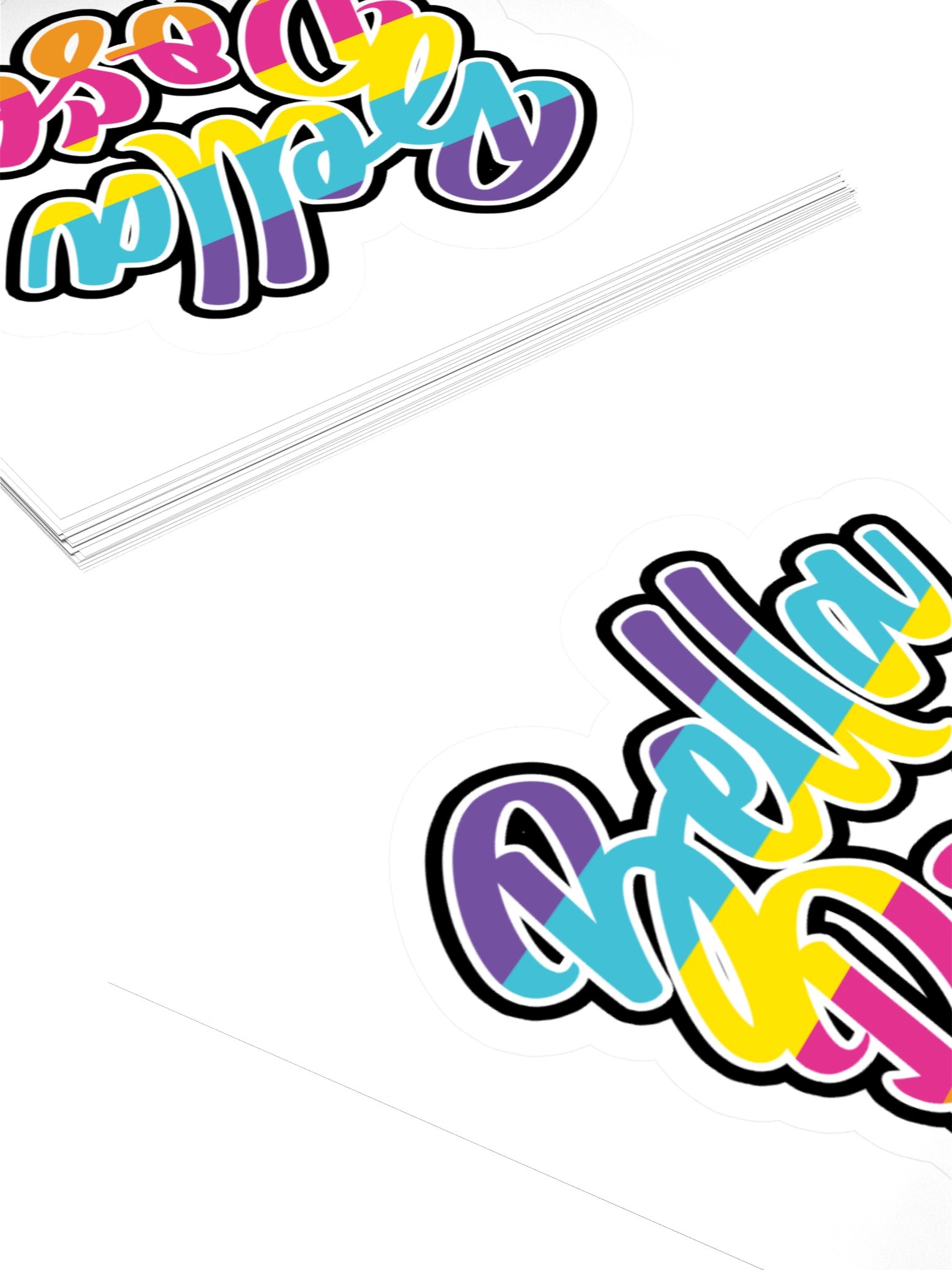 Bella Rose Non-Binary Pride Sticker product image (4)