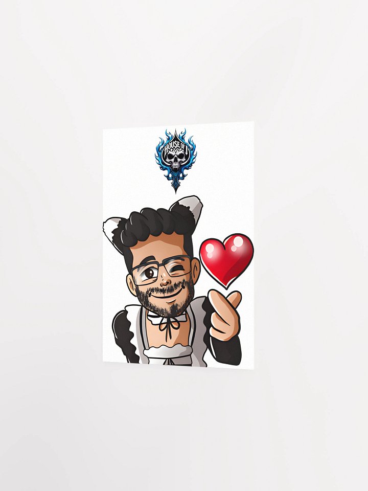 "Maid J " Heart Poster (Light) product image (2)