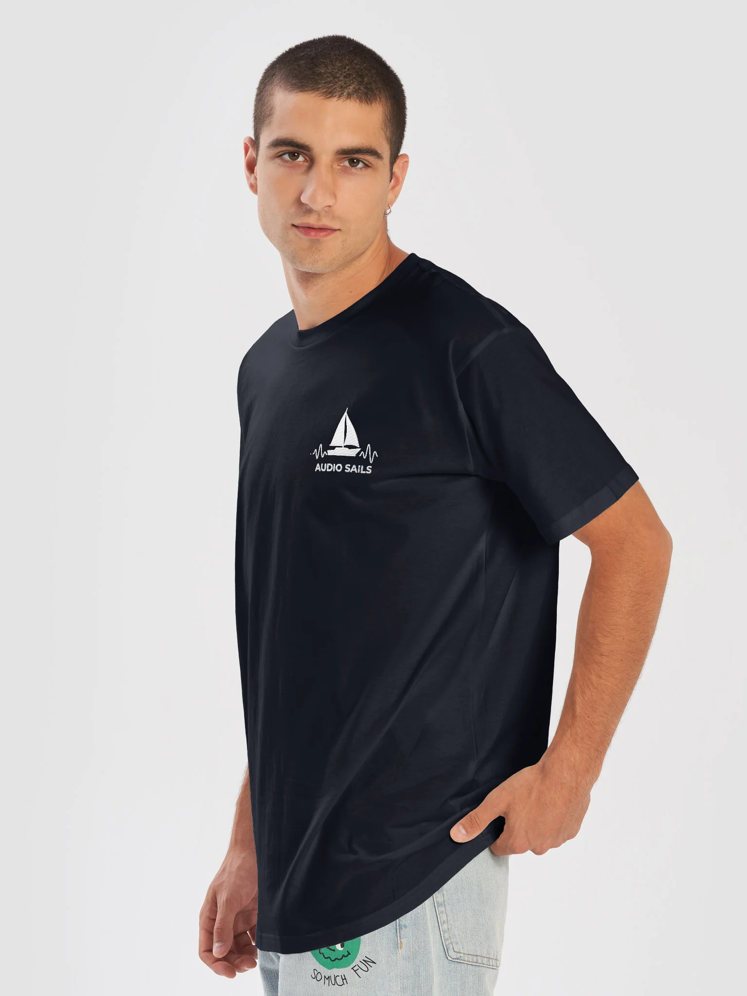 Audio Sails Reference Grade Tee | Deep Sea Navy product image (7)