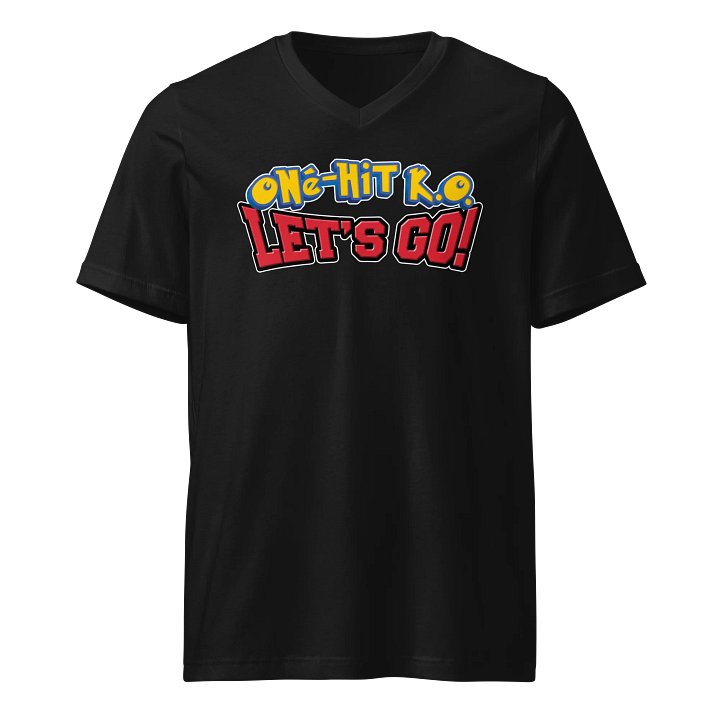 One-Hit K.O. Let's Go! - Bella+Canvas Short Sleeve V-Neck Jersey T-Shirt product image (1)