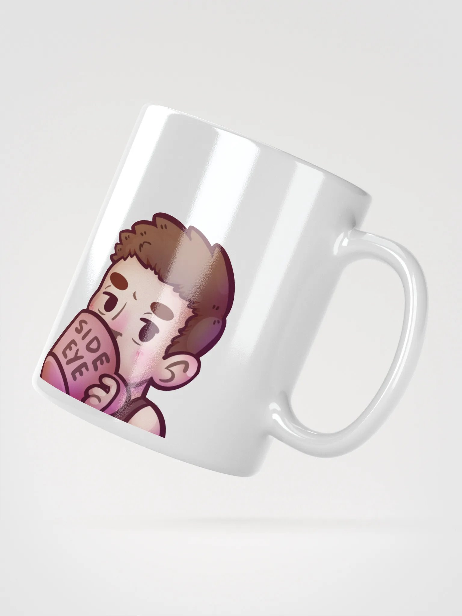 JeffBrutlag Side-Eye Mug (White) product image (3)