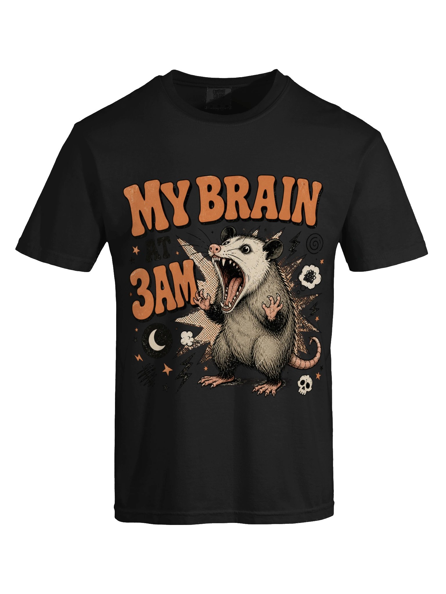 My Brain at 3AM — Screaming Possum Tee product image (5)