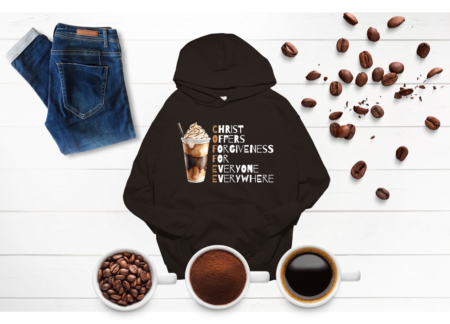 COFFEE: Christ Offers Forgiveness For Everyone Everywhere Hoodie product image (1)