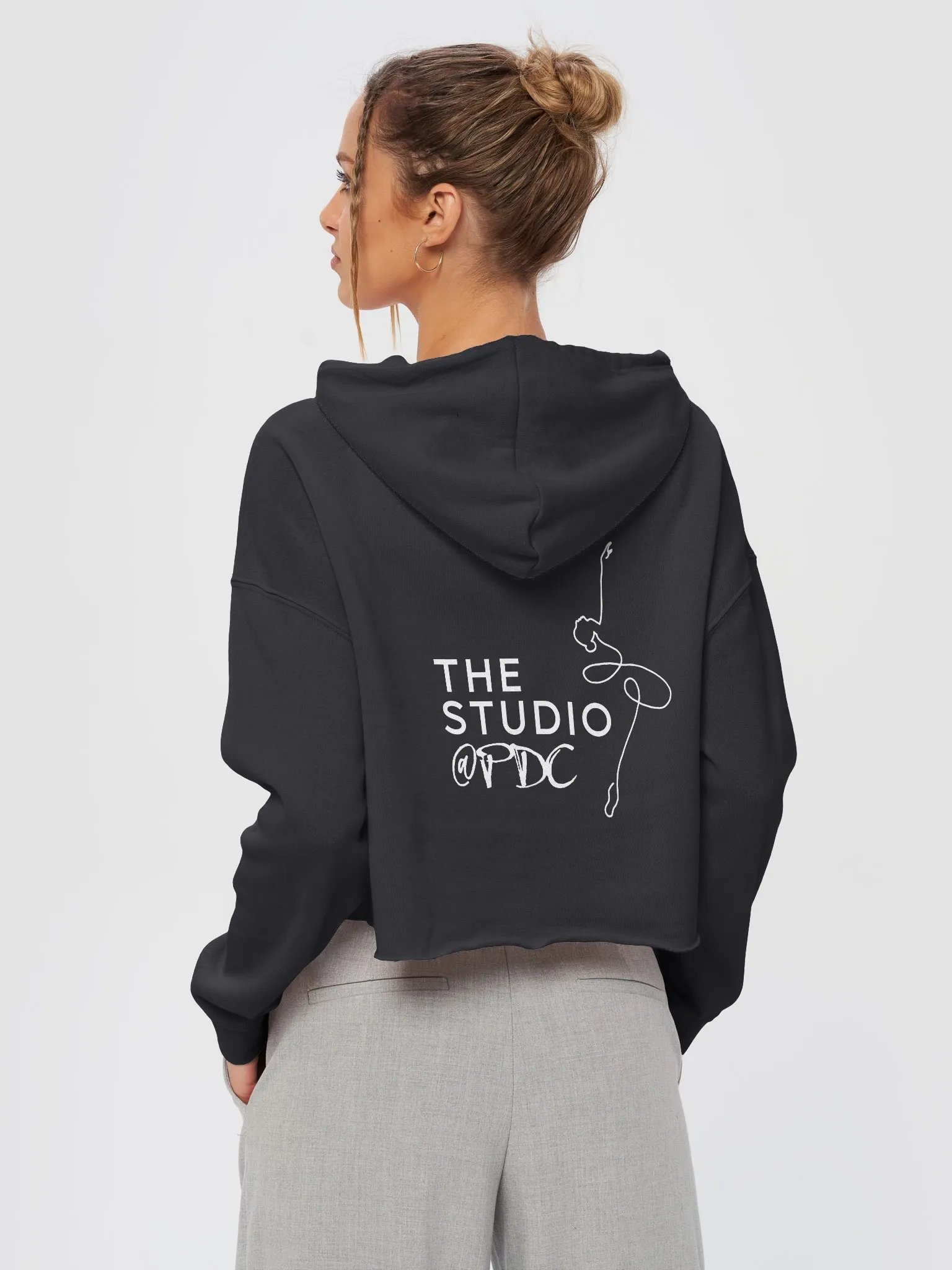 Crop Sweatshirt | Multiple Colour Options with White Logo product image (1)