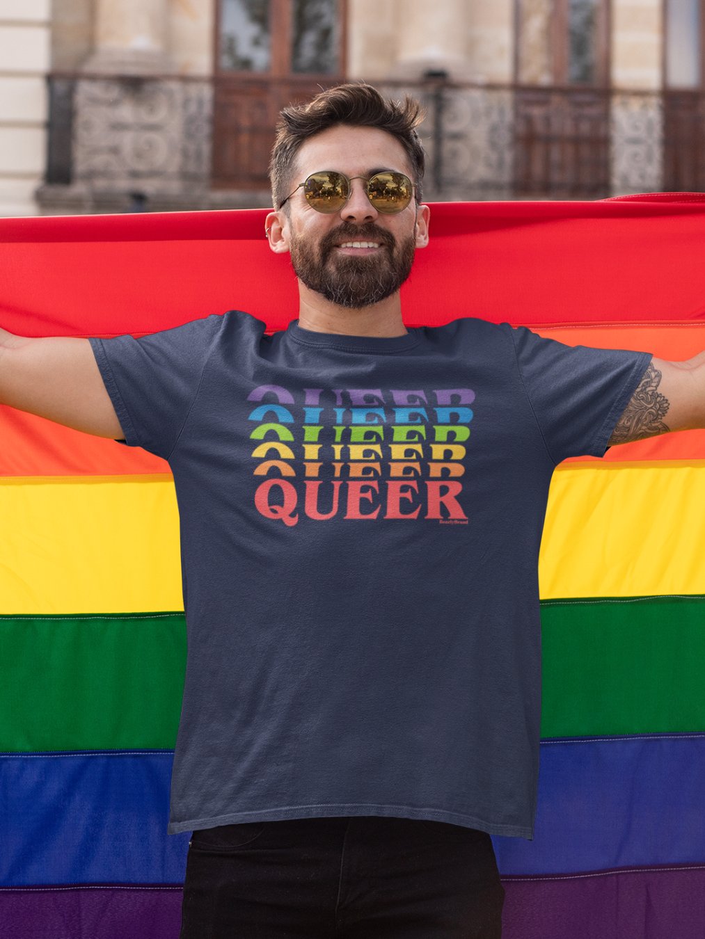 Rainbow Queer Vibes T-Shirt product image (5)