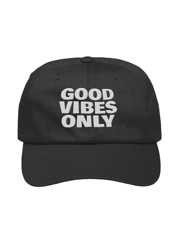 GVO Embroidered Dad Hat White Text & Lotus - RNTV Signature Collection product image (1)
