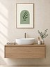 Sage Green Botanical Arch Print | Bathroom Wall Art
