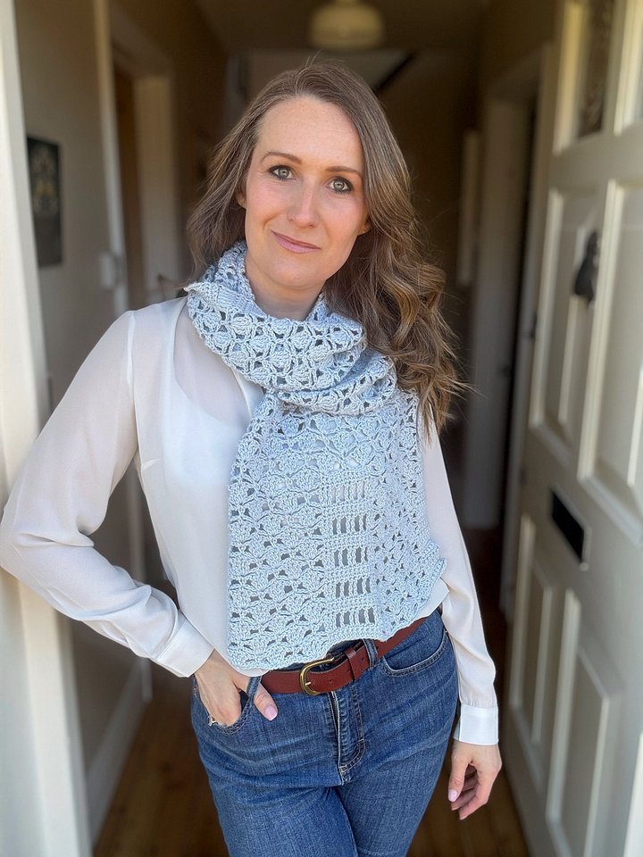 Evelyn Lace Crochet Wrap Pattern product image (1)