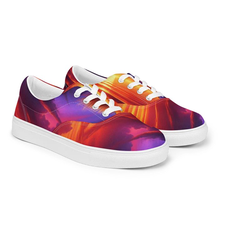 Tropical Sunset Canvas Shoes | AI Design product image (2)