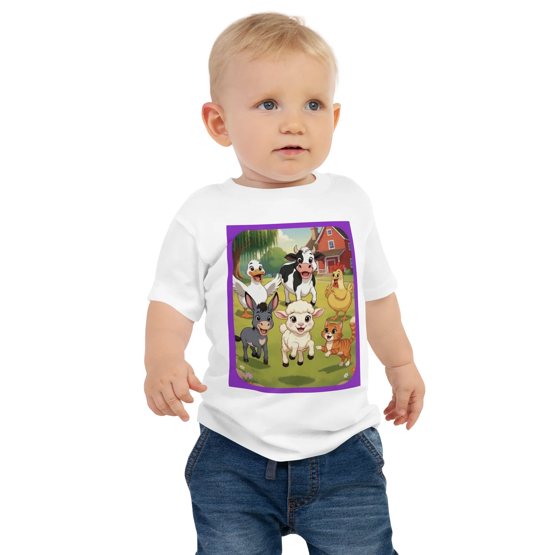 Cute Farm Animal Children’s T-shirt product image (1)