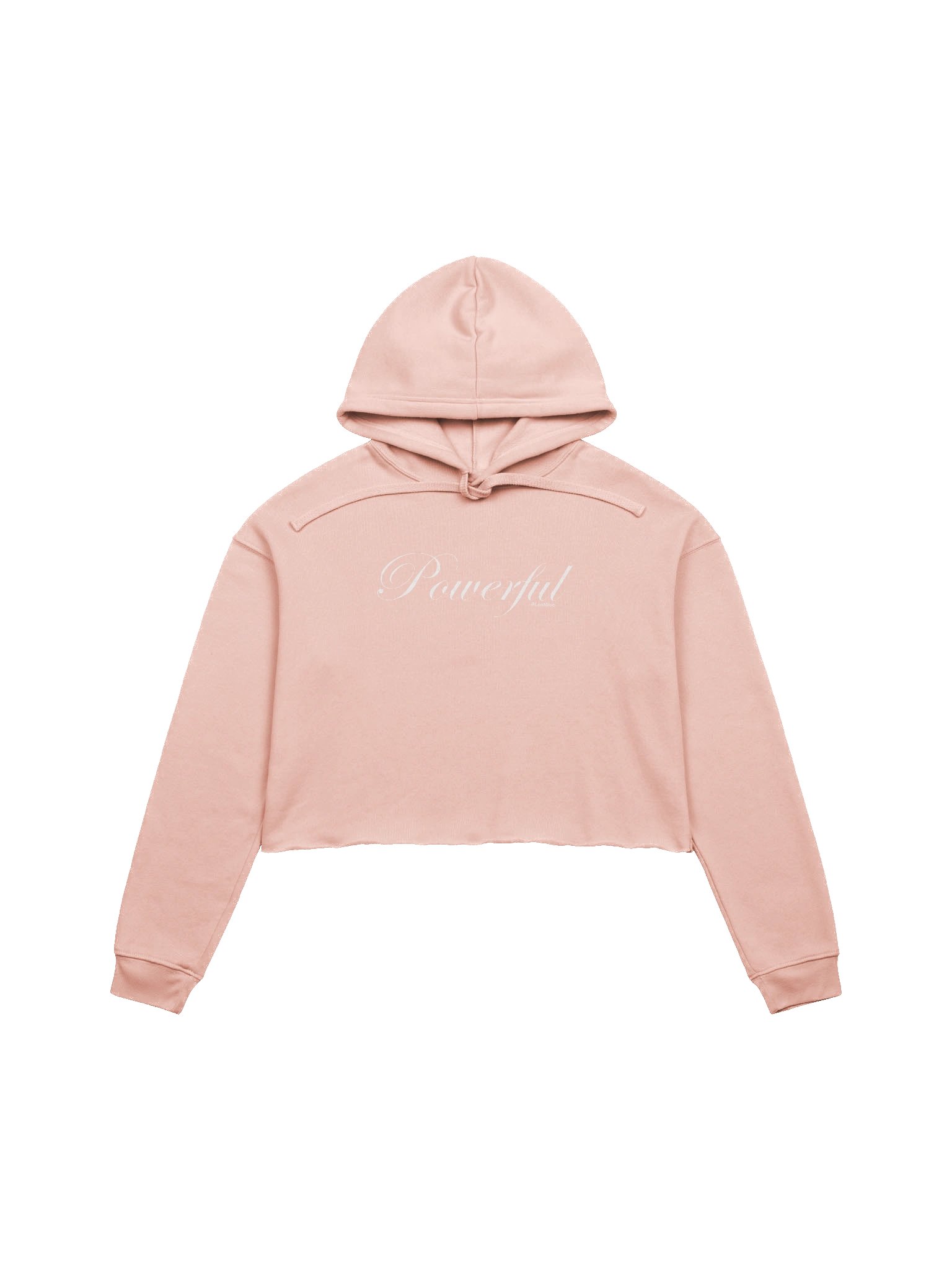 Powerfully Cursive Cropped Hoodie product image (1)