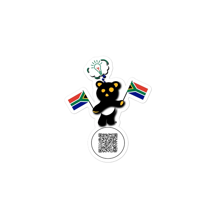 South Africa — Country Bear Sticker | BehrBrained Media product image (2)