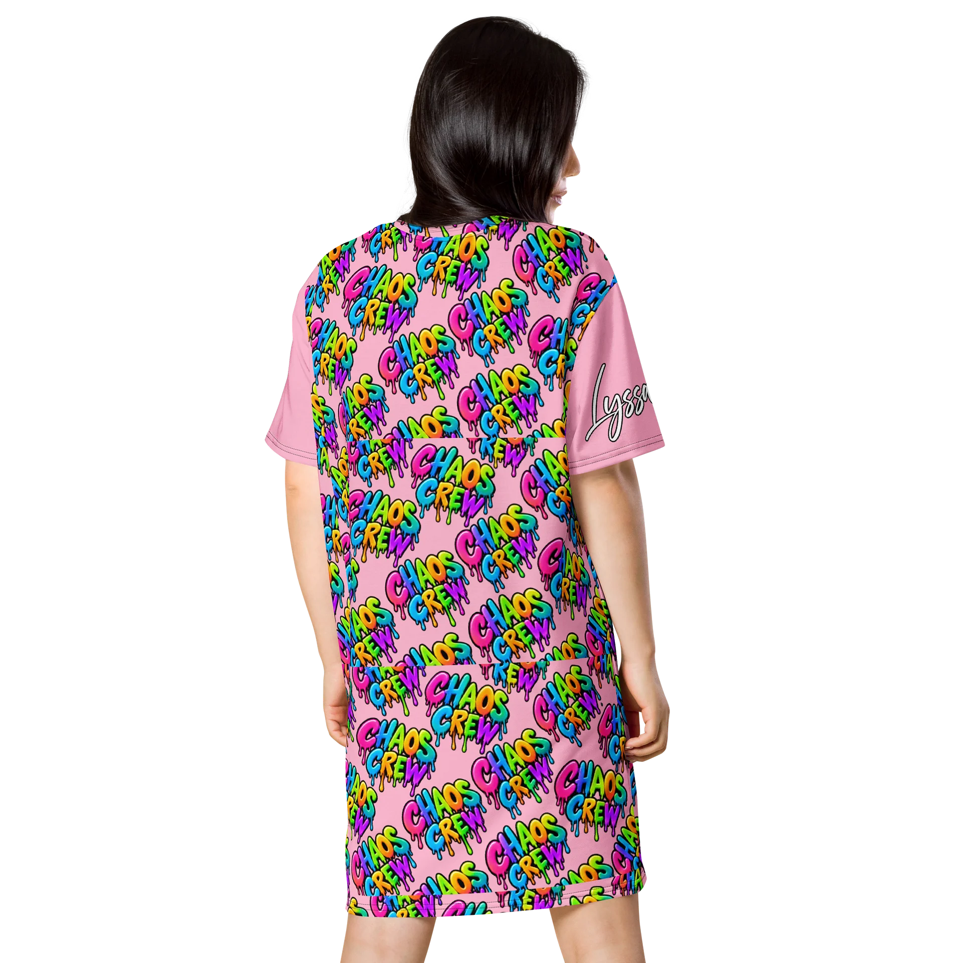 CHAOS CREW Graffiti T-Shirt Dress product image (2)