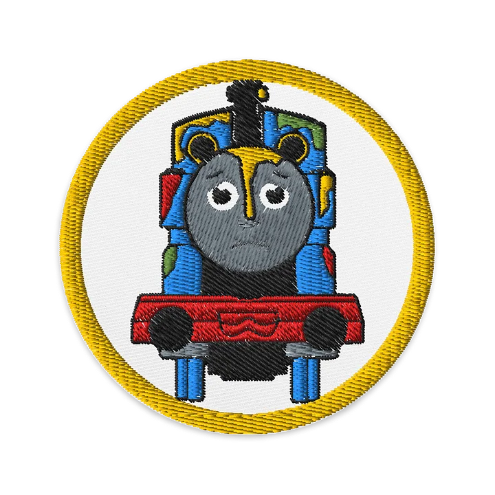 Paint Splatter Thomas Embroidered Patch (Front) product image (1)