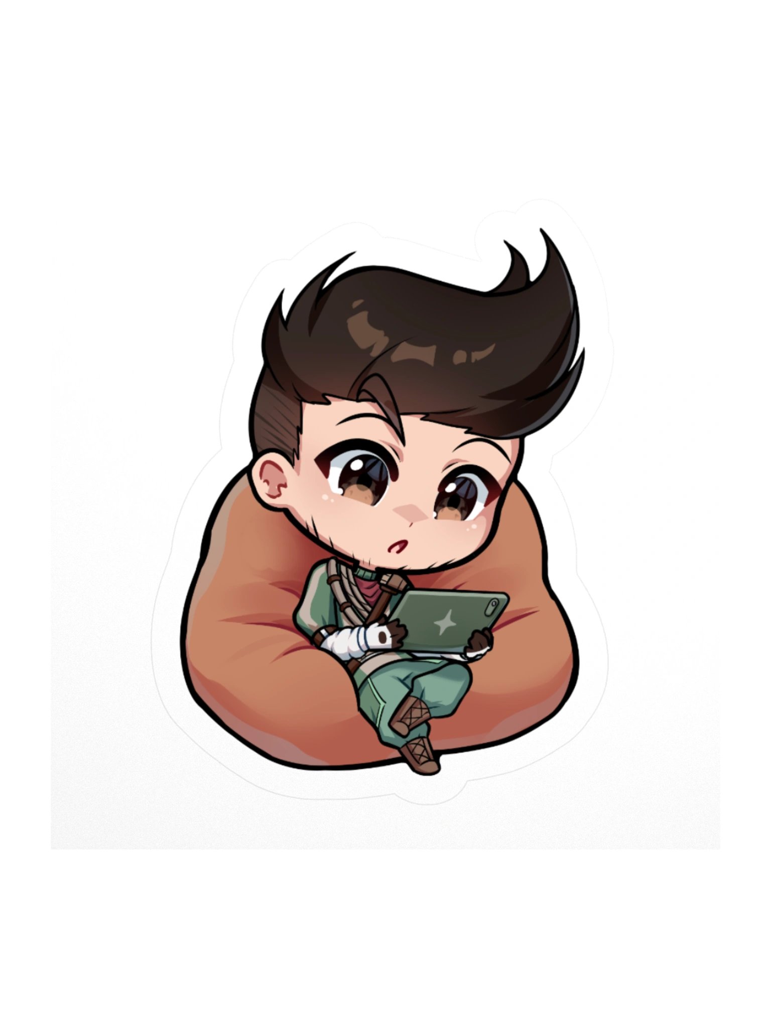 Hunter Tablet Chibi Sticker product image (1)