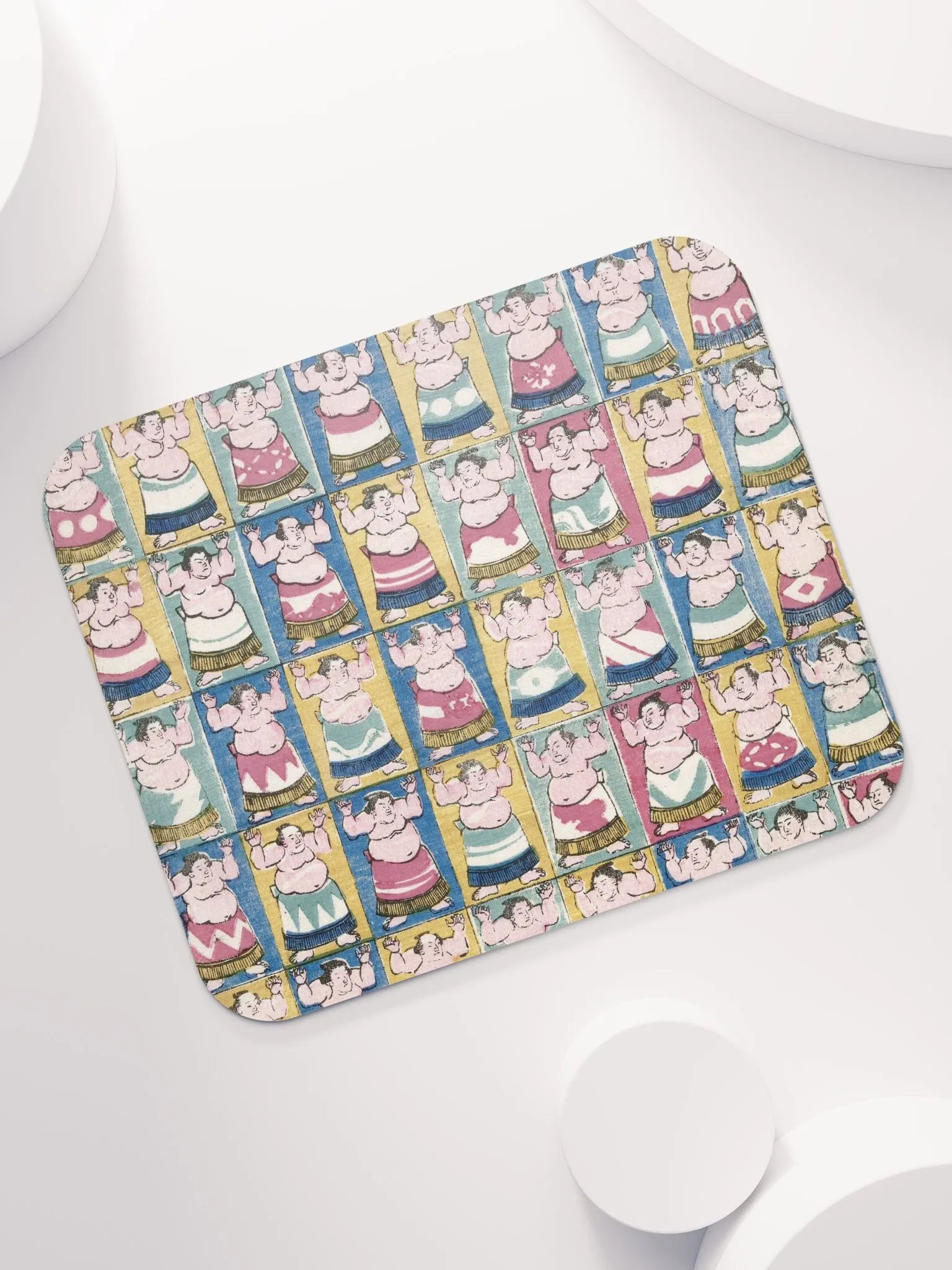 Sumo Wrestlers Mouse Pad product image (7)