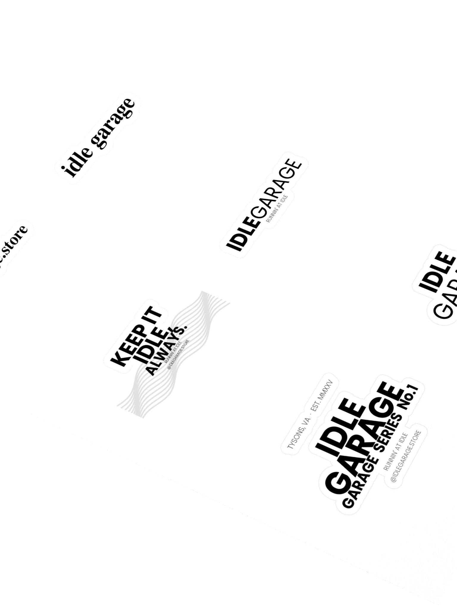 IDLE GARAGE Sticker Sheet product image (2)