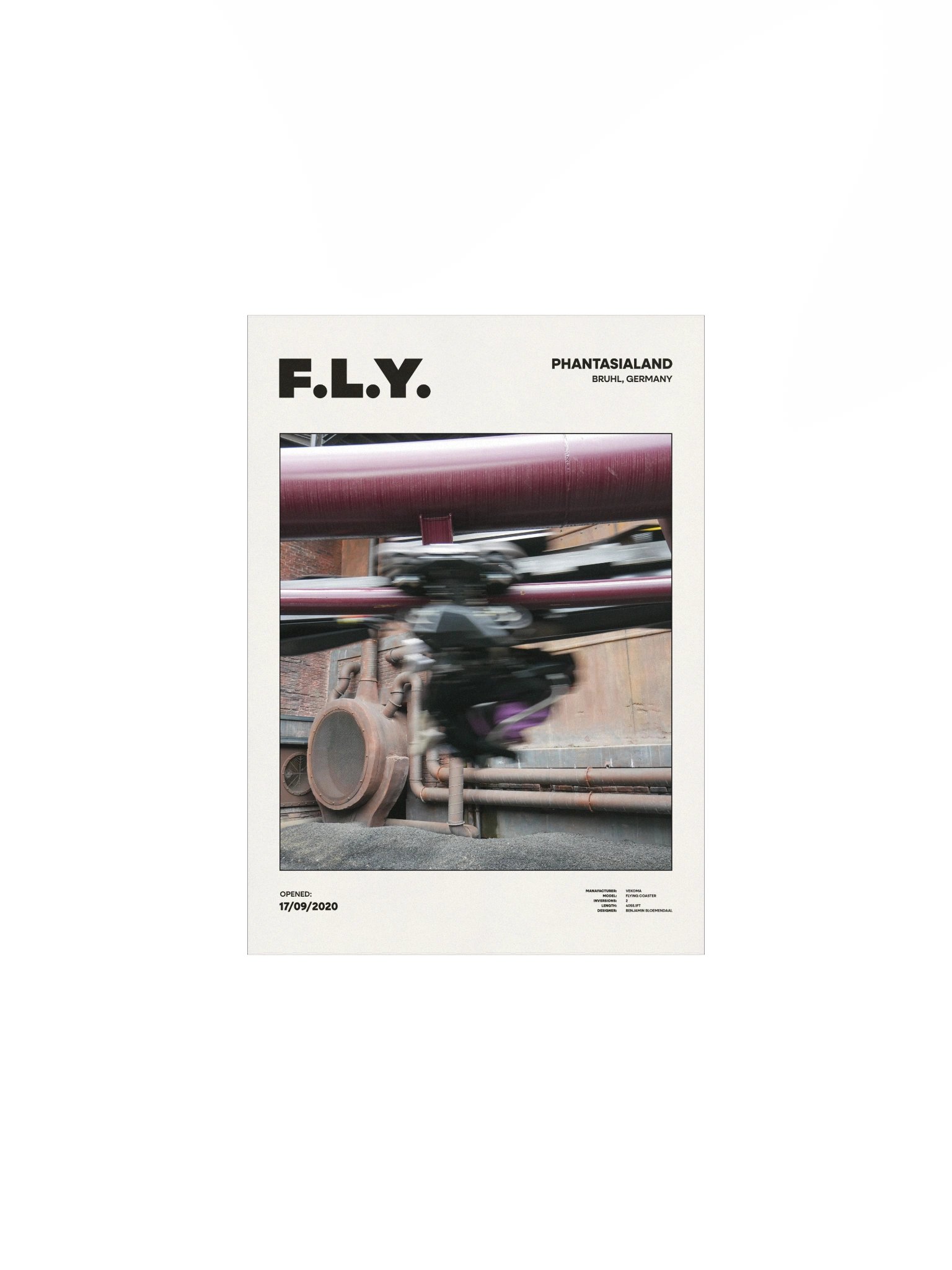 F.L.Y. Train Premium Poster product image (1)