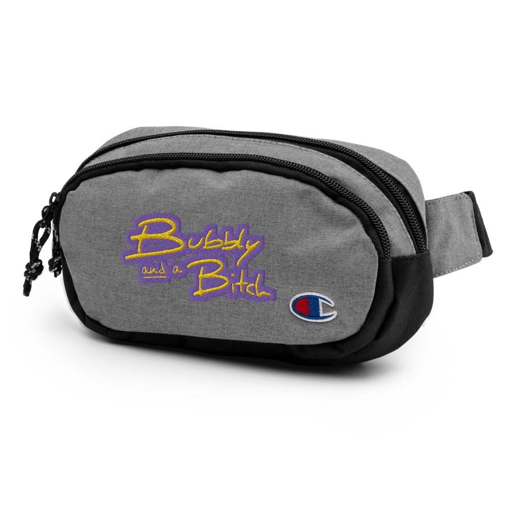 Bubbly and a B (tulip design) champion fanny pack product image (4)