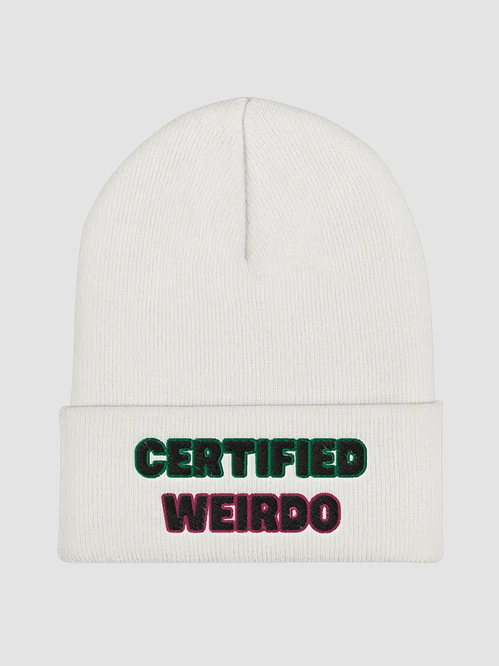 Certified Weirdo - Cuffed Beanie product image (1)