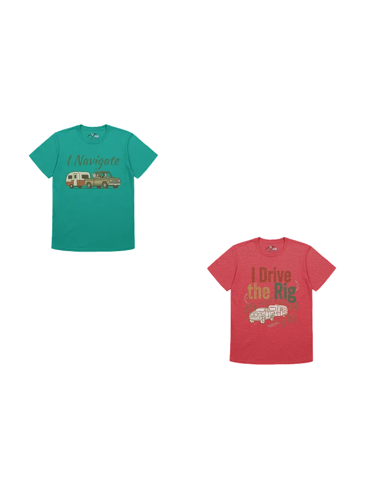 His/Hers Custom Travel Day Tee Bundle product image (1)