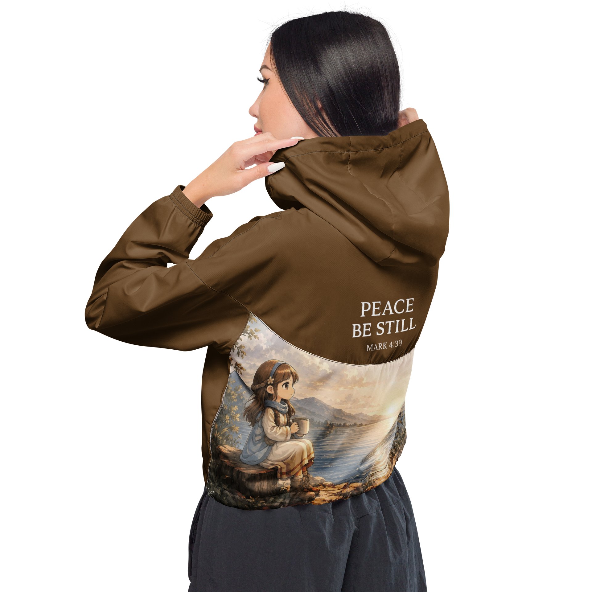 Peace Women's Cropped Windbreaker product image (4)