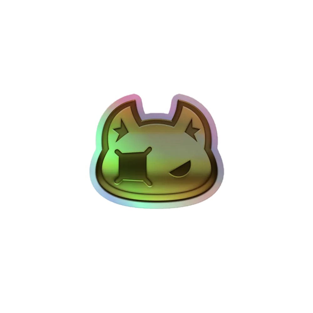 Kitty Logo Holographic Sticker product image (1)