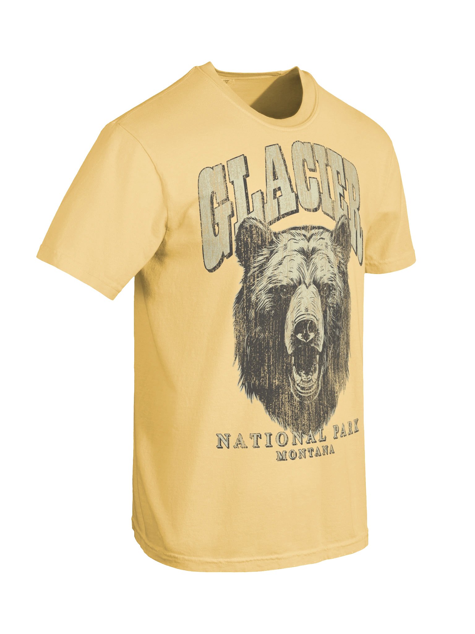 Glacier National Park Shirt – Vintage Bear Graphic Tee Montana Wilderness product image (9)