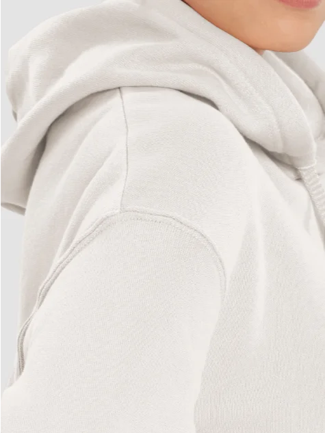 DANCE MEMECOIN - CROP HOODIE - CLUB LINE - HEATHER DUST product image (5)