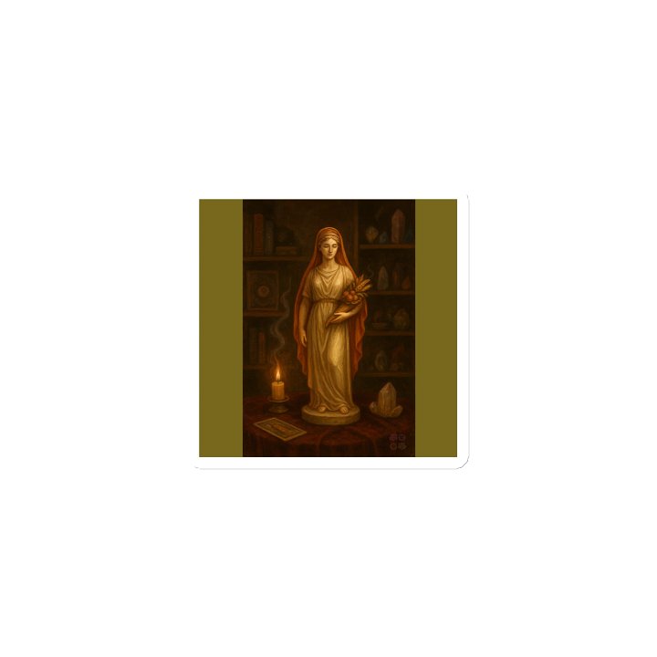 Goddess Fortuna Virgo (Virginalis) of the Curandera Vinyl Magnet product image (1)