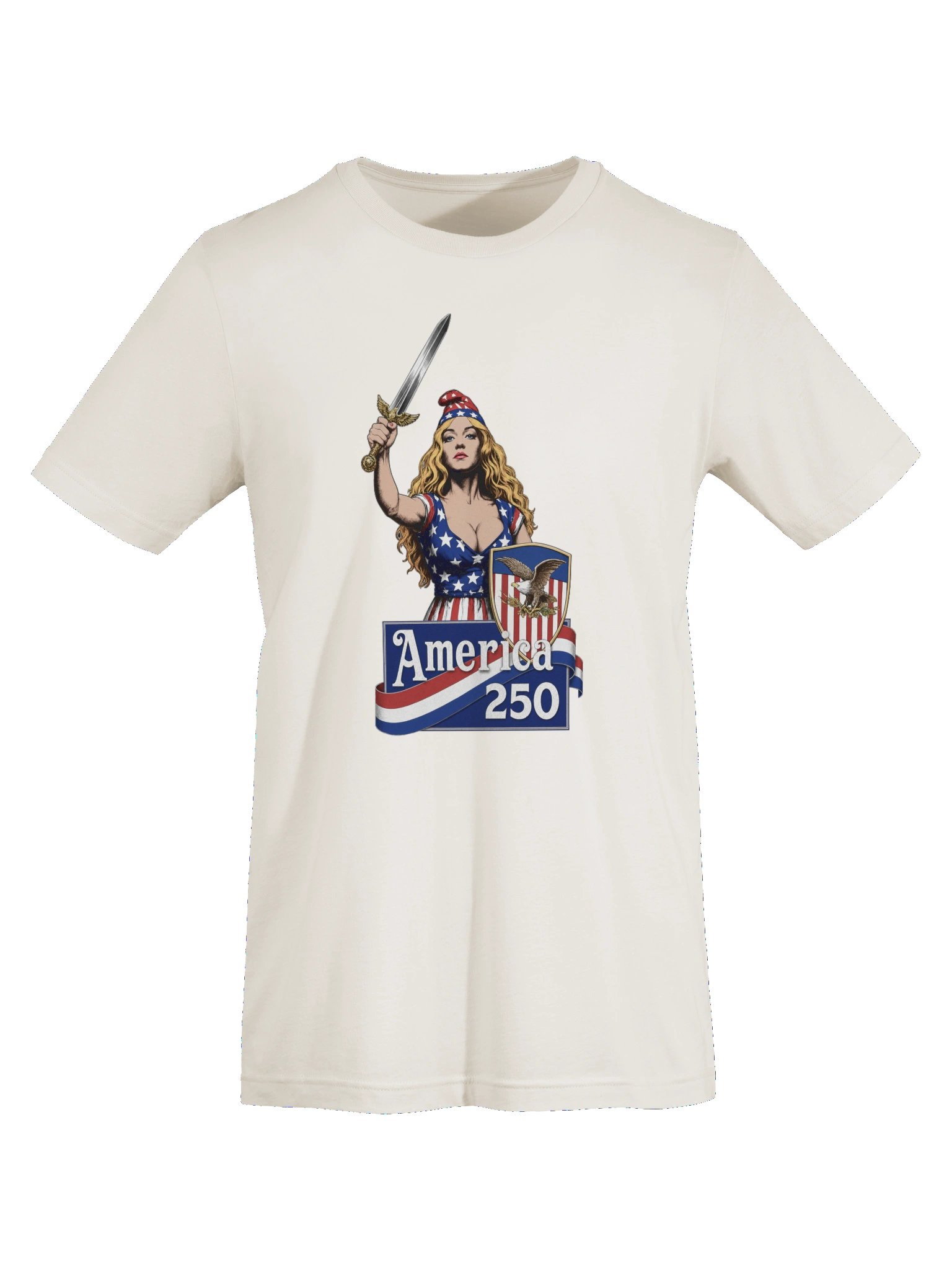 America 250 Patriotic Hero Tee - White product image (5)