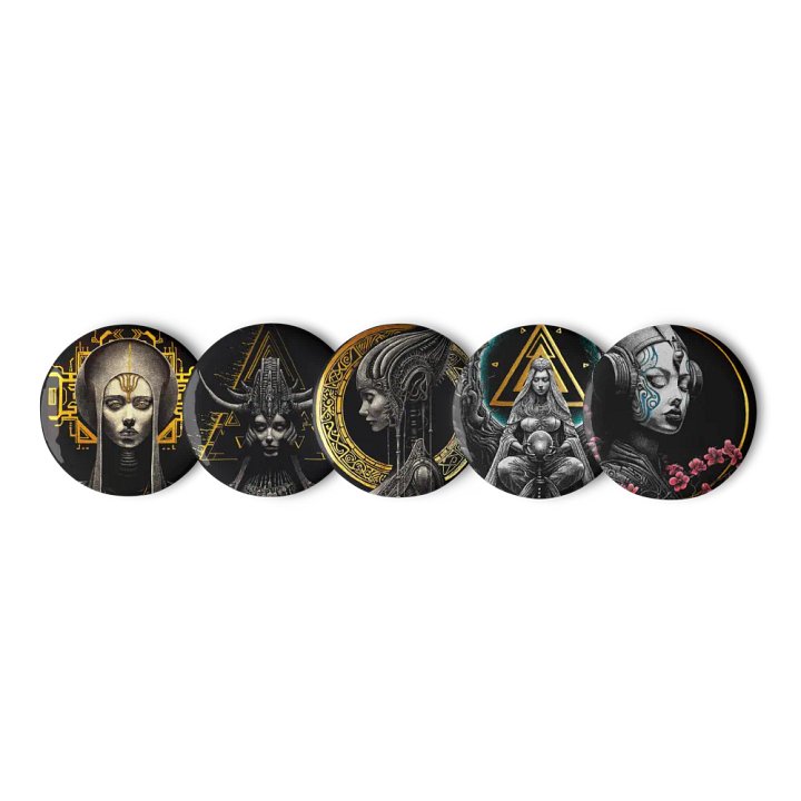 Goddess Pin Button Set product image (1)