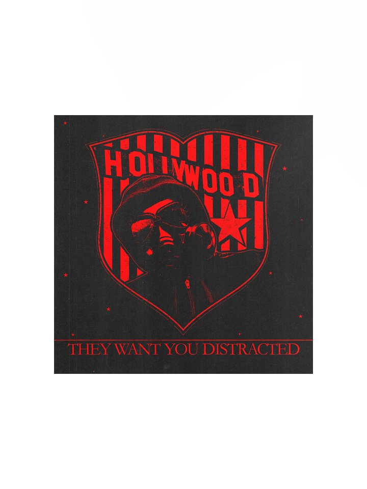 "DISTRACTION" POSTER RED product image (2)
