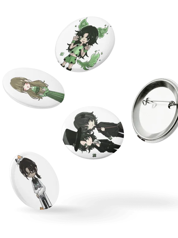 St. Patrick's Day Chibi Badges product image (1)