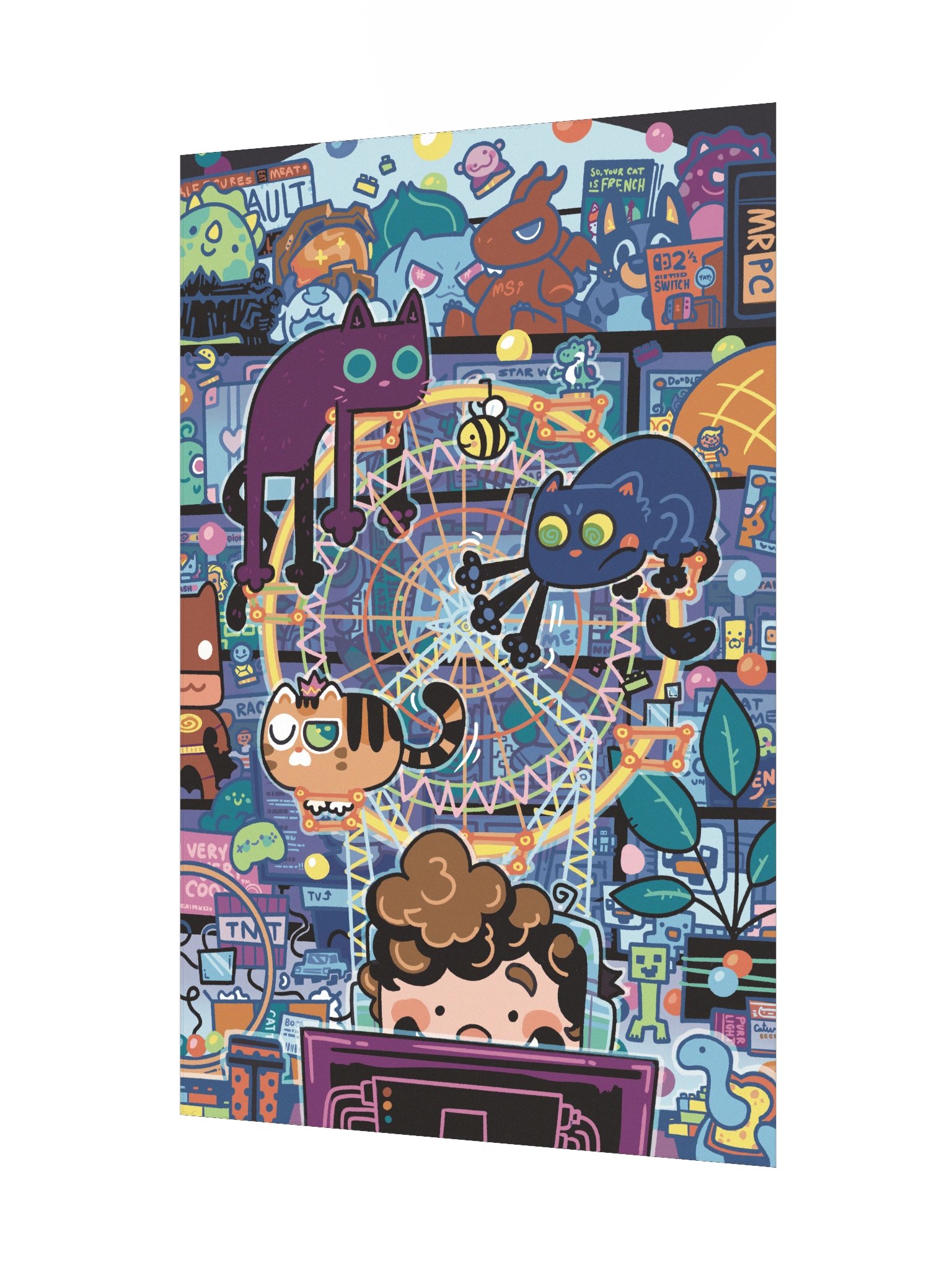 Crazy Cats Poster product image (3)