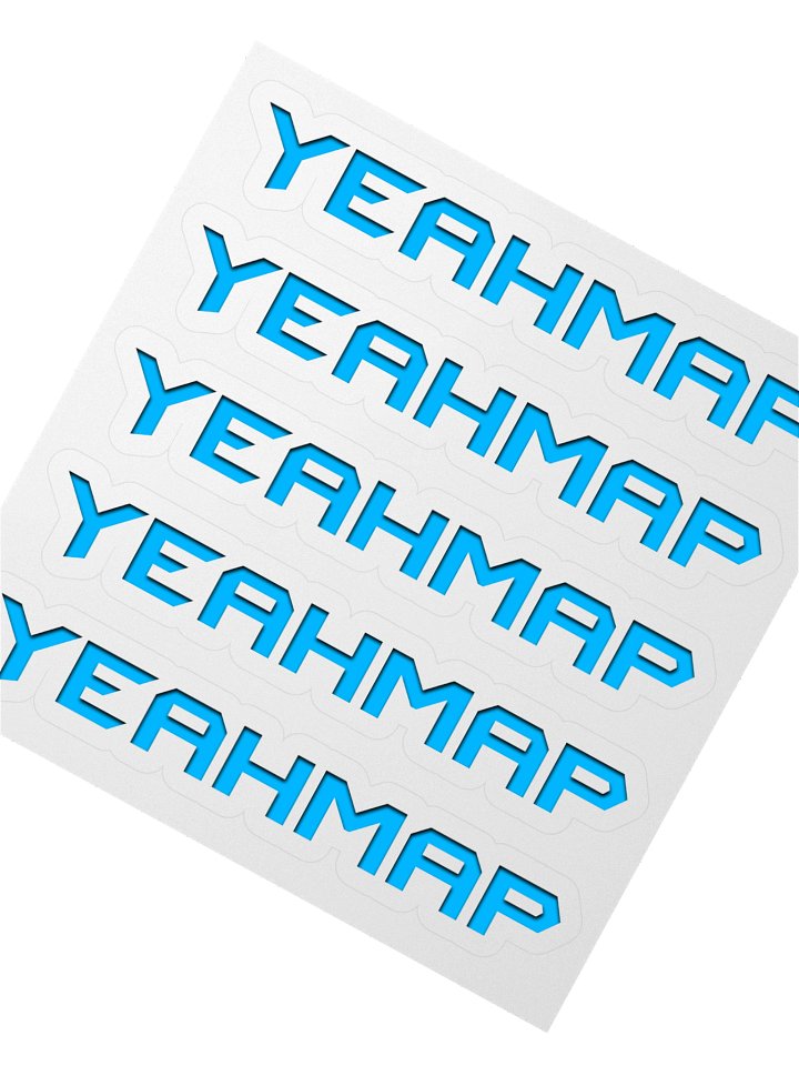 YEAHMAP - STICKER - BASIC product image (3)