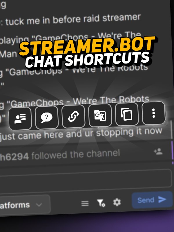 Streamer.bot Chat Shortcuts product image (1)