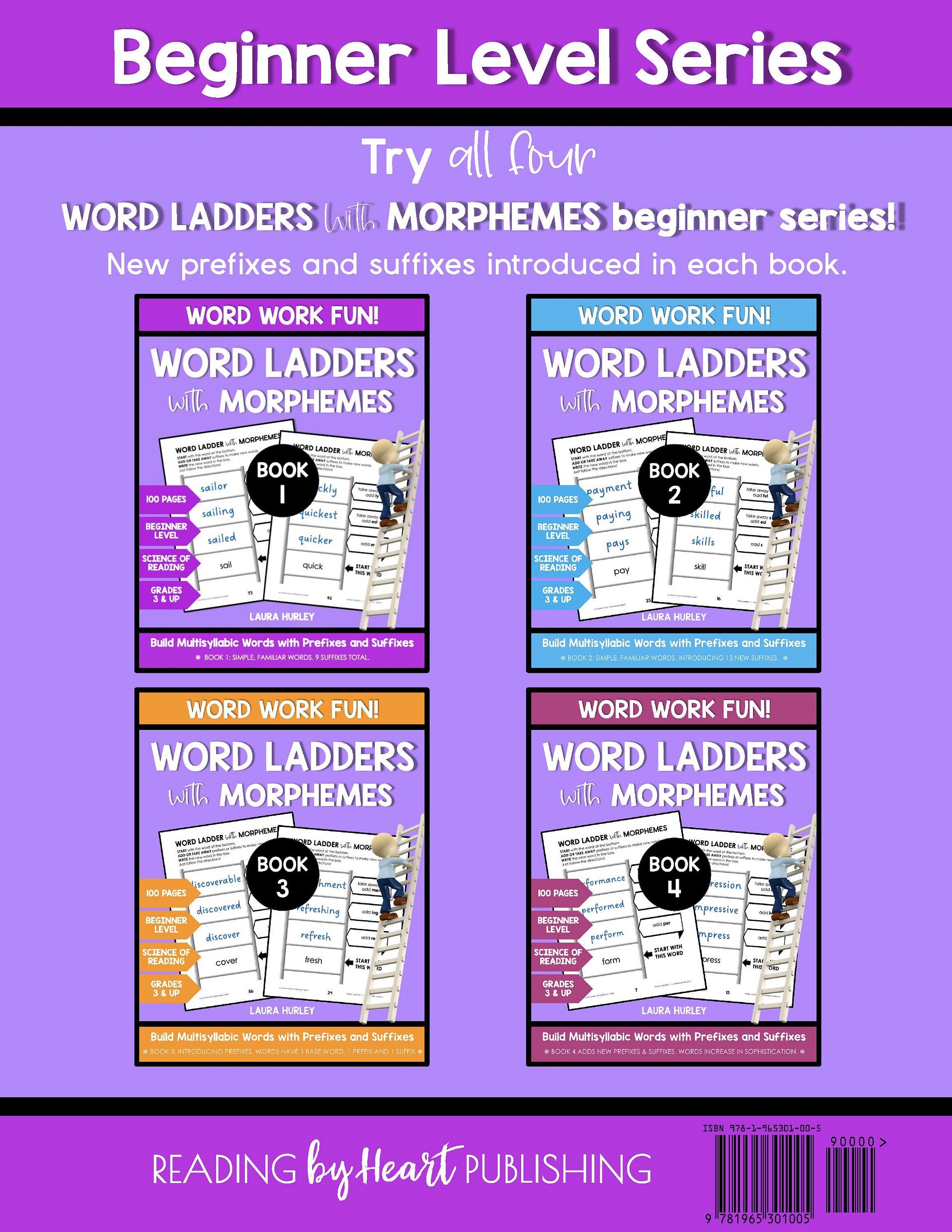 Word Ladders With Morphemes # 1 - Beginner Level A product image (5)