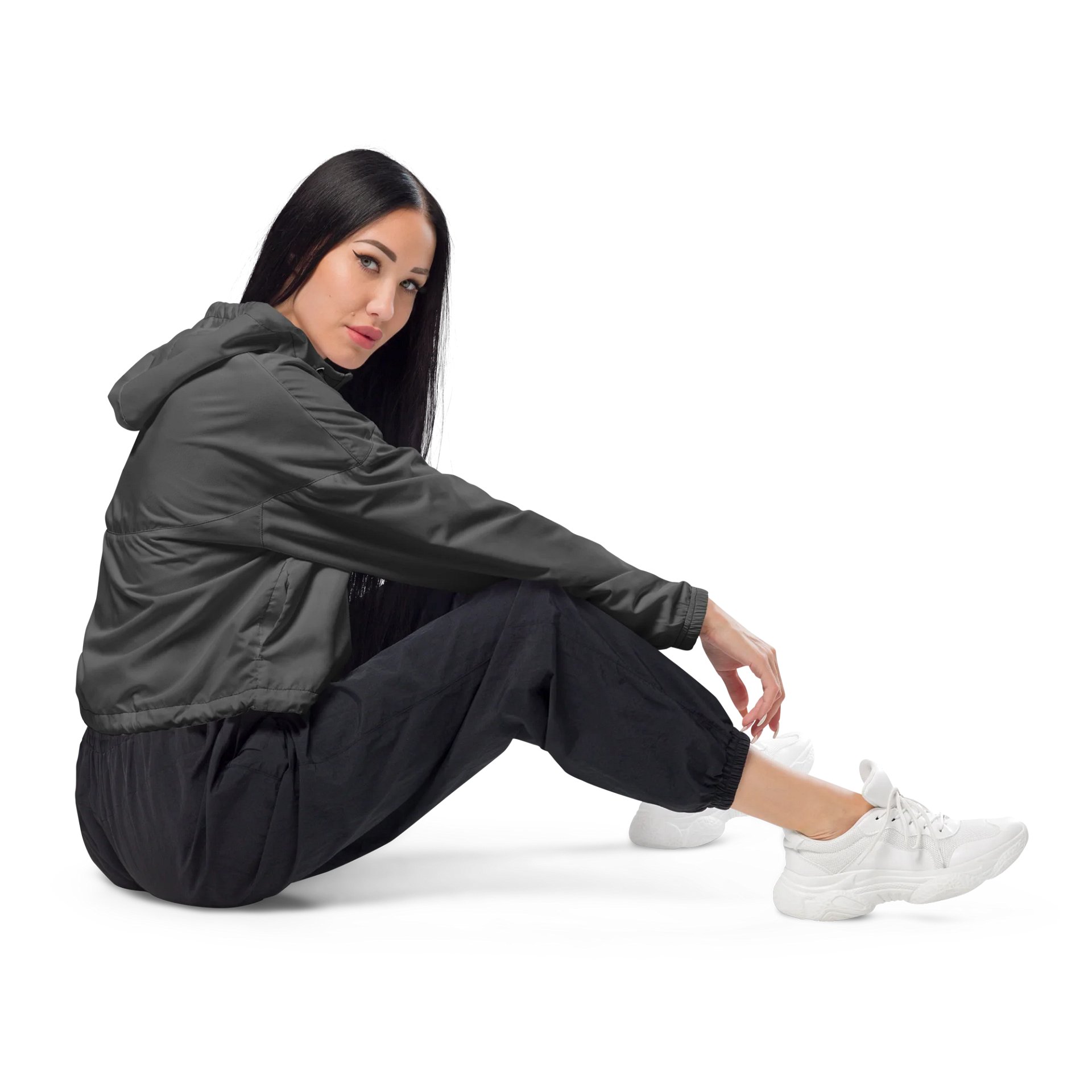 Women's Cropped Windbreaker WCFB0131 product image (3)