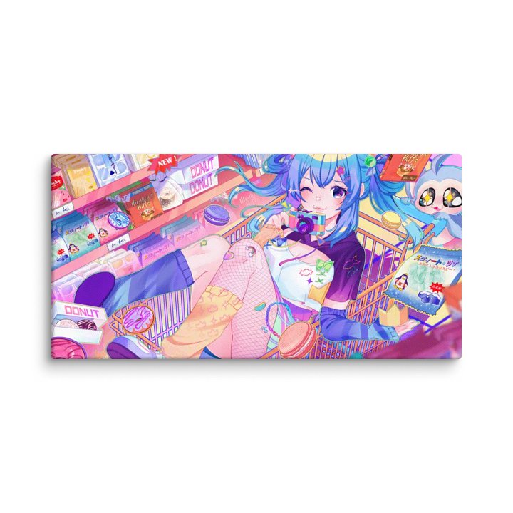 Tuna Goes Shopping! Canvas Print product image (1)